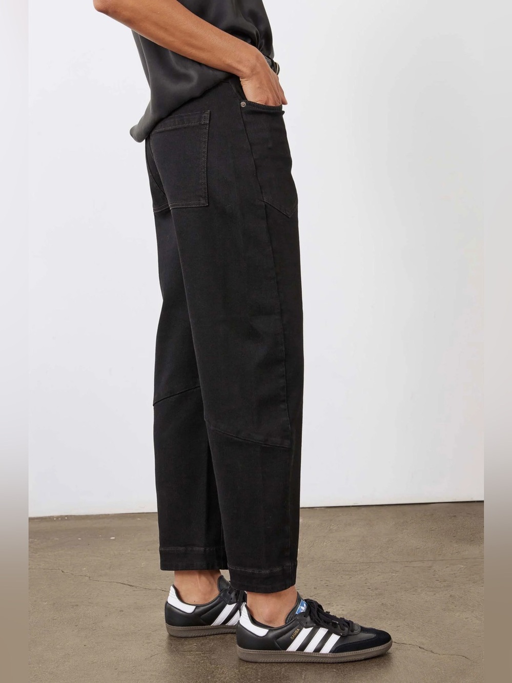 Ruti The Slouchy Jeans 2.0 - Dusted Black